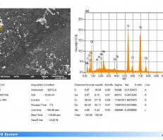EDS Sample from Jeol InTouchScope JSM-6010LA Scanning Electron Microscope
